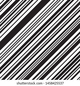  Oblique pattern with black lines. Ratio between black and white lines is 50%:50%.