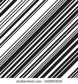  Oblique pattern with black and white streaks. Geometric abstract background.
