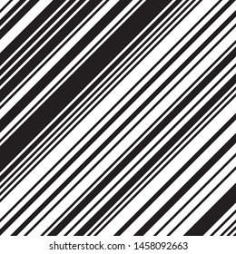  Oblique pattern with black and white streaks. Geometric abstract background.