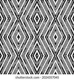 Oblique pattern with black and white streaks. Seamless vector illustration eps 10.