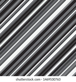 Oblique pattern with gray lines. Vector seamless pattern.