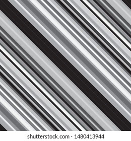 Oblique pattern with gray streaks. Geometric abstract background.Vector seamless pattern.