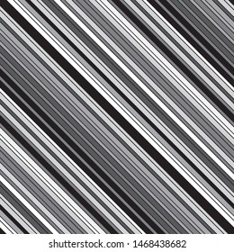 Oblique pattern with gray streaks and outline. Geometric abstract background.Vector seamless pattern.