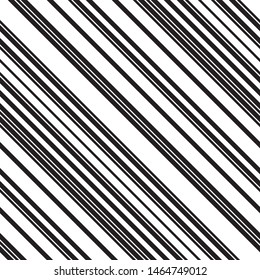 Oblique pattern with white streaks and outline. Geometric abstract background.Vector seamless pattern.