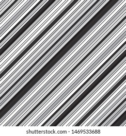 Oblique seamless pattern with gray lines and contour.Vector seamless pattern.