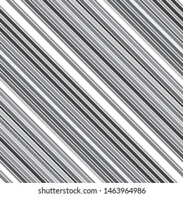 Oblique seamless pattern with gray streaks and outline. Geometric abstract background.Vector seamless pattern.