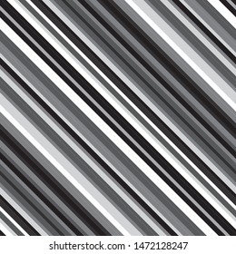 Oblique seamless pattern with gray streaks. Geometric abstract background.Vector seamless pattern.
