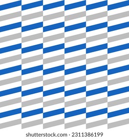 Cute Vektornahtloses Muster. Schräglinienmuster. Dekoratives Element, Design-Vorlage mit grauer und blauer Farbe.