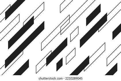 Oblique speed lines pattern, negative space angle line background