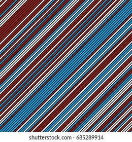 Oblique straight lines with  the color:black (thickness) ratio equal with 5:3 Fibonacci ratio.  Oblique black lines with the same thickness and equally colored space between them.Vector illustration.