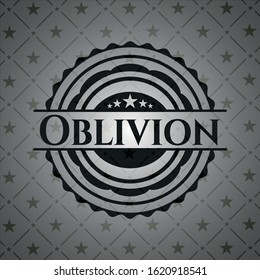 Oblivion black emblem. Vintage. Vector Illustration. Detailed.