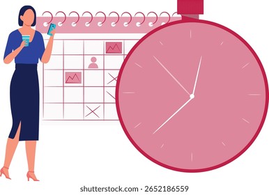 Oblivious to the passage of time, the girl remains unaware as moments slip away swiftly, lost in her own world of thoughts, dreams, and distractions