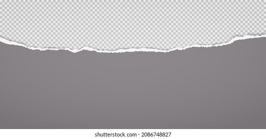 Oblong dunkelgraues Papier mit abgerundeten Kanten und weichem Schatten ist auf quadratischem Hintergrund. Vektorgrafik