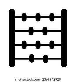 An oblong frame with rows of wires or grooves along which beads are slide, used for calculating, vector of calculation
