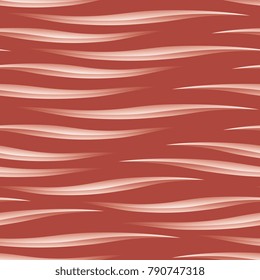 oblong horizontal petals on a red background