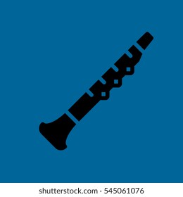 Oboe Icon Flat Disign