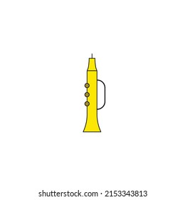 oboe instrument vector type icon