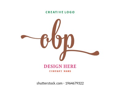 OBP lettering logo is simple, easy to understand and authoritative