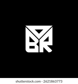 OBR letter logo creative design with vector graphic, OBR simple and modern logo. OBR luxurious alphabet design  