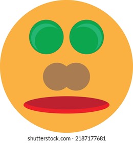 obscure cartoon depicting expressionless sadness