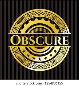 Obscure gold badge