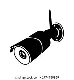Observation CCTV camera icon. Surveillance camera. Vector illustration