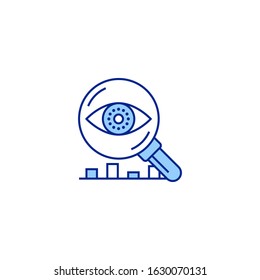 observation creative icon. From Analytics Research icons collection. Isolated observation sign on white background