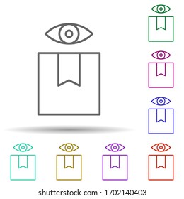 Observation goods multi color icon. Simple thin line, outline vector of logistics icons for ui and ux, website or mobile application