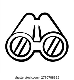 Observation Icon With Dooldles Handdrawn Style For Sociology and Education