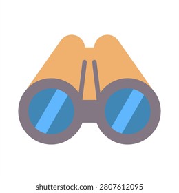 Observation Icon - Flat Color Icons For Sociology and Education