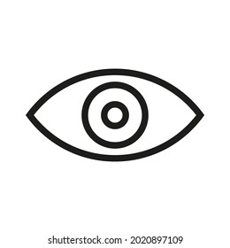 Observation icon, viewer for ui social media, mobile app. Vector illustration.