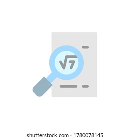 Observation, paper icon. Simple color vector elements of knowledge icons for ui and ux, website or mobile application
