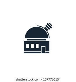 observatory creative icon. filled illustration. From Space Exploration icons collection. Isolated observatory sign on white background