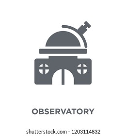 Observatory icon. Observatory design concept from  collection. Simple element vector illustration on white background.