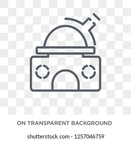 Observatory icon. Observatory design concept from  collection. Simple element vector illustration on transparent background.