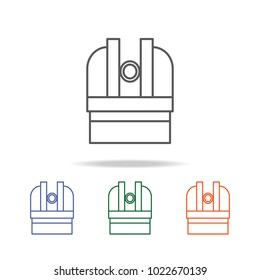 observatory icon. Element of a space multi colored icon for mobile concept and web apps. Thin line icon for website design and development, app development. Premium icon on white background