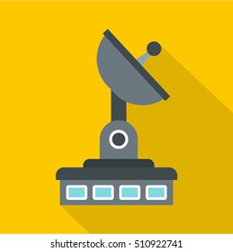 Observatory icon. Flat illustration of observatory vector icon for web