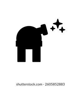 observatory icon, simple flat style, illustration, logo sign symbol pictogram template, for ui or ux isolated on white for mobile app, editable