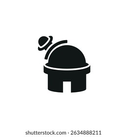 Observatory icon. Simple observatory icon for social media, app and web design. Vector illustration.