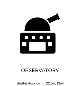 Observatory icon. Observatory symbol design from Science collection. Simple element vector illustration on white background.