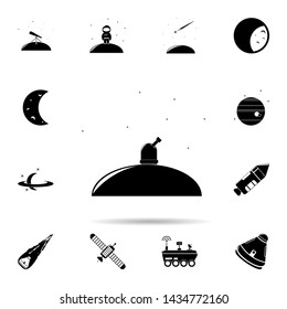 Observatory icon. Universal set of space for website design and development, app development