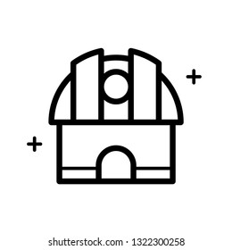 Observatory Icon Vector