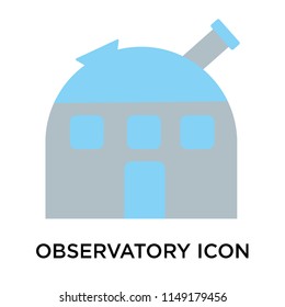 Observatory icon vector isolated on white background for your web and mobile app design, Observatory logo concept