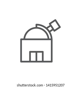 Observatory icon - Vector. Spage concept vector illustration.