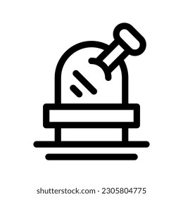 Observatory Icon Vector Symbol Design Illustration