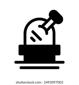 Observatory Icon Vector Symbol Design Illustration