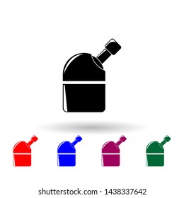 observatory multi color icon. Elements of science set. Simple icon for websites, web design, mobile app, info graphics