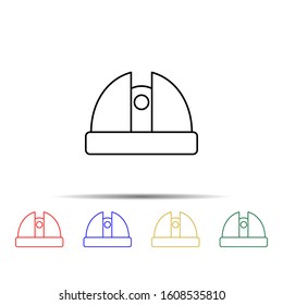 observatory multi color style icon. Simple thin line, outline vector of sciense icons for ui and ux, website or mobile application