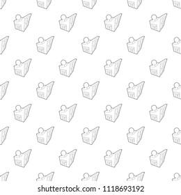 Observatory pattern vector seamless repeating for any web design