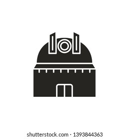 observatory, space, astronomy icon. Simple glyph, flat vector of Space icons for UI and UX, website or mobile application